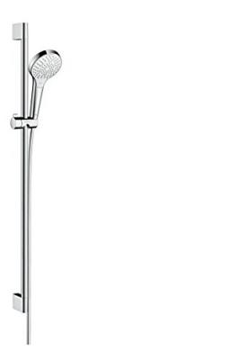 Set Croma Select S 110 Multi Ecosmart / Unica'Crometta 0,90M Blanc Chrom&eacute; Hansgrohe