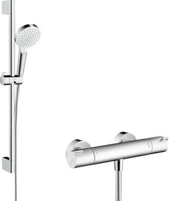 Ensemble douche avec mitigeur thermostatique Combi Vario Ecostat 1001 CL