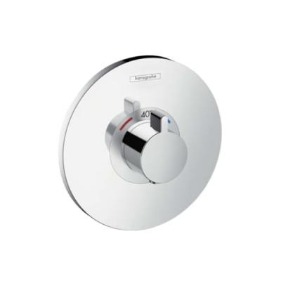 Facade pour mitigeur thermostatique encastr&eacute; chrom&eacute; Hansgrohe