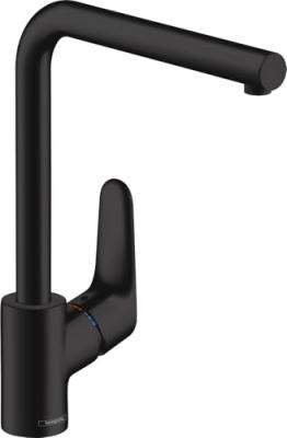 Mitigeur de cuisine 280, 1 jet noir mat Hansgrohe 