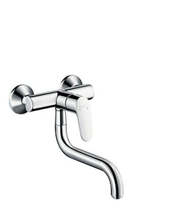 Hansgrohe Focus Mitigeur cuisine pour montage mural, chrom&eacute; (31825000)