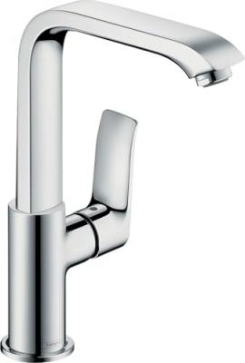 HANSGROHE Mitigeur de lavabo 230 bonde Push-Open chrom&eacute; Metris 