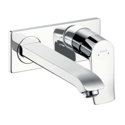Mitigeur Lavabo Encastr&eacute; Metris Bec Court 225Mm Chrom&eacute; Hansgrohe 