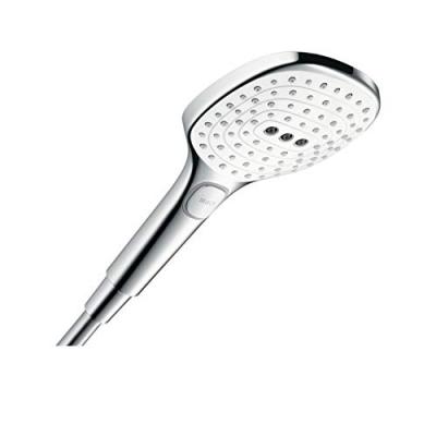 Hansgrohe - Douchette Raindance Select e 120 3 jets blanc/chrome