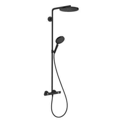 Colonne de douche thermostatique noir Hansgrohe Raindance Select S