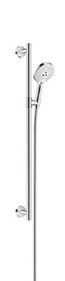 De douche 120 3jet avec barre de douche 90 cm blanc/chrom&eacute; raindance select s