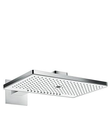 De t&ecirc;te rainmaker select 460 3 jets avec bras de douche blanc chrom&eacute;