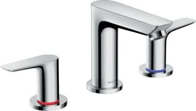 Robinet de lavabo 3 trous Talis avec vidage automatique Hansgrohe