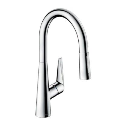 Cuisine avec douchette extractible talis m51 200 2 jets sbox, chrom&eacute;