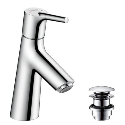Mitigeur de lavabo 80, bonde PushOpen chrom&eacute; Hansgrohe Talis S
