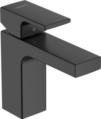 Mitigeur lavabo noir mat, HANSGROHE Vernis shape M