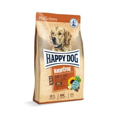 Happy Dog NaturCroq Boeuf Riz pour chien 2 x 15 kg