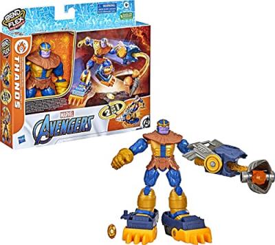 Marvel Figure Thanos Bend And Flex Missions 15 Cm Multicolore