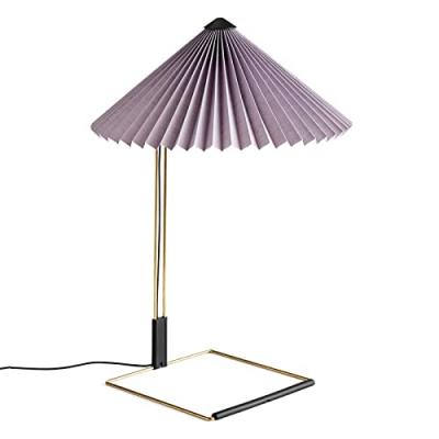 HAY Matin 380 lampe &agrave; poser LED Plissee, violette