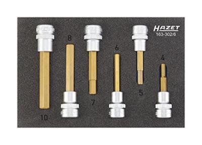 Module &agrave; outils 163-302/6 6 pi&egrave;ces HAZET
