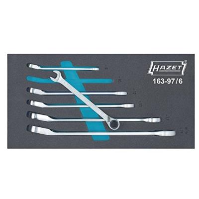 Assortiment d'outils pour servante 163- 97/ 6 Cl&eacute; mixtesHazet