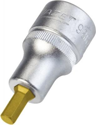 Hazet 986A-7/32 Douille m&acirc;le carr&eacute; creux 12,5 mm/profil &agrave; 6 pans int&eacute;rieurs Taille 7/32