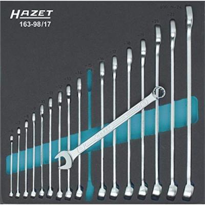 Assortiment d'outils pour servante 163- 98/17 Cl&eacute; mixte longues Hazet