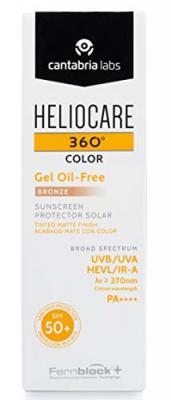 Cr&egrave;me Solaire Avec Couleur Heliocare 360&ordm; Color Bronze (50 ml)