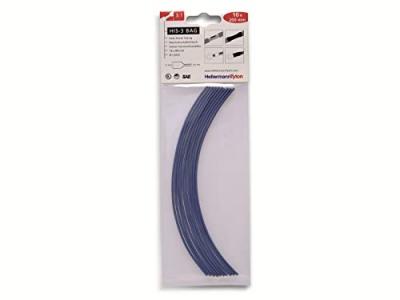 Assortiment de gaines thermor&eacute;tractables 3:1 308-30161 bleu &Oslash; avant retreint: 1.50 mm 10 pc(s)