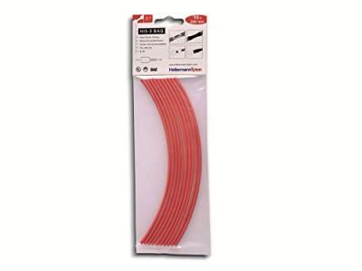 Assortiment de gaines thermor&eacute;tractables 3:1 308-30311 rouge &Oslash; avant retreint: 3 mm 10 pc(s)