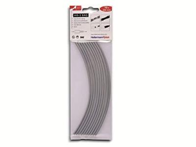Assortiment de gaines thermor&eacute;tractables 3:1 308-30313 gris &Oslash; avant retreint: 3 mm 10 pc(s)