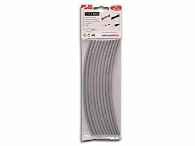 Assortiment de gaines thermor&eacute;tractables 3:1 308-30613 gris &Oslash; avant retreint: 6 mm 10 pc(s)