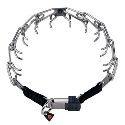 Collier de dressage avec pointes en acier inoxydable collier 52cm