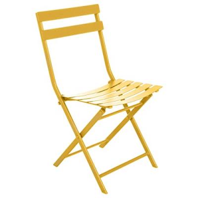 Chaise de jardin Hesp&eacute;ride Pliable Greensboro Jaune Moutarde