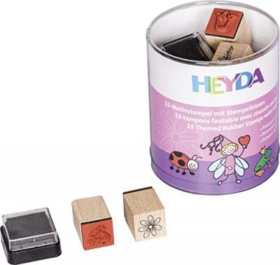 Heyda kit de timbres &agrave; motifs princesses & f&eacute;es, bo&icirc;te 20-4888487