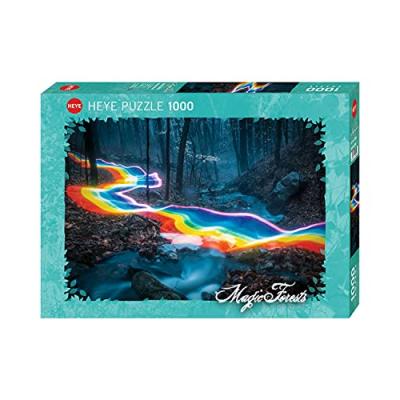 Heye- Puzzle, Rainbow Road 1000 Teile, Teal/Turquoise Vert