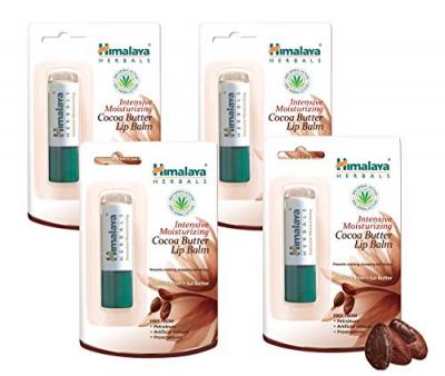 Himalaya Herbals Baume &agrave; l&egrave;vres hydratant au beurre de cacao 4,5g