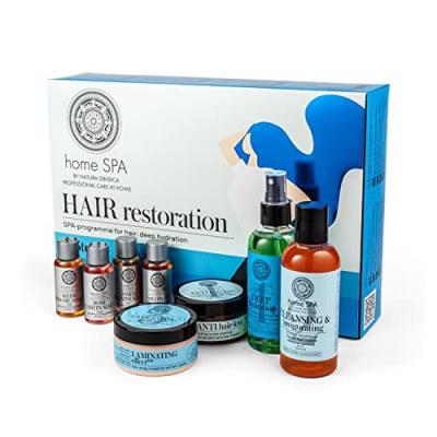 Natura Siberica Traitement capillaire Home Spa 4 &eacute;tapes + 4 phases