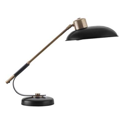 Lampe de table noire et dor&eacute;e Art Deco - House Doctor