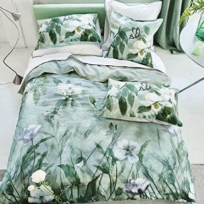 Housse De Couette Imprim&eacute;e En Satin De Coton, Kiyosumi - Xl