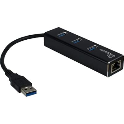 Inter-Tech HUB 3Port Argus IT-310 1x RJ45 Gigabit LAN passiv Black