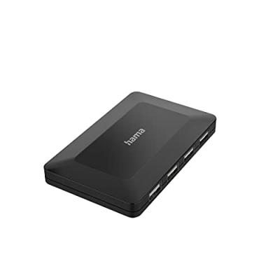 Hub USB, 4 ports, USB 2.0, 480 Mbit/s, avec c&acirc;ble et interrupteur - Neuf