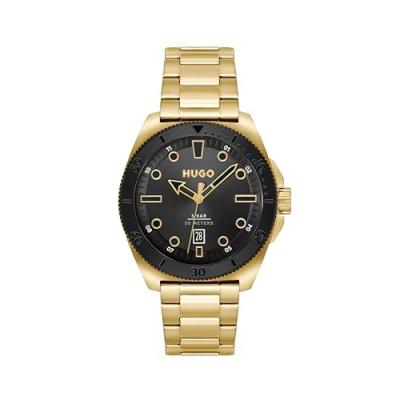 HUGO Visit 1530304 - Homme - Analogique - Quartz - Stainless steel - Verre min&eacute;ral
