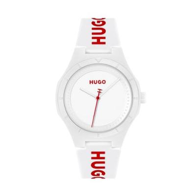 Montre Homme Hugo #Litforhim - 1530345 Bracelet Silicone Blanc