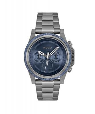 Montre Homme Hugo #Brave - 1530350 Bracelet Acier Gris