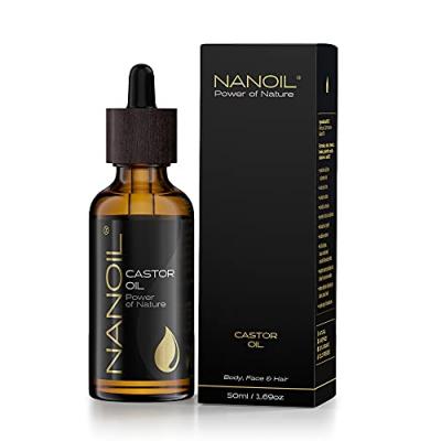 Nanoil Huile de Ricin Corps, Visage et Cheveux 50 ml