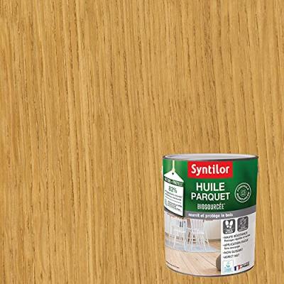 Huile Parquet Syntilor biosourc&eacute;e Nature Protect ch&ecirc;ne 2 5L