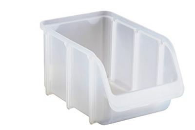 H&uuml;nersdorff 673700 Bacs en PP, Transparent, Taille 3
