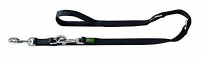 Laisse Hunter Vario Basic Black - L 200 x l 2 cm