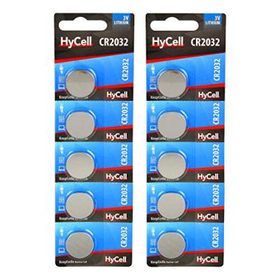 CR2032 10er Pack Jeu de piles bouton CR 2032 lithium 3 V 10 pc(s)