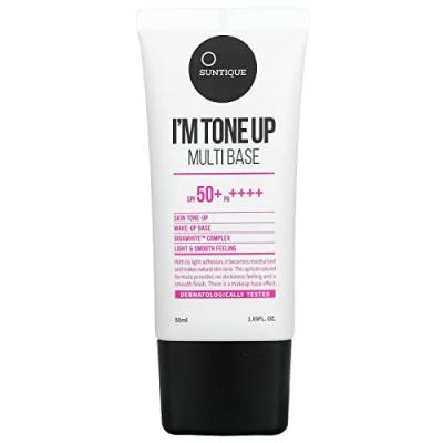 Suntique Cr&egrave;me Solaire Teint&eacute;e I'M Tone Up Multi Base Spf 50+ 50 ml