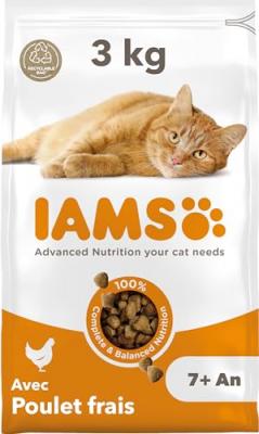 IAMS Advanced Nutrition Senior poulet pour chat - 2 x 3 kg