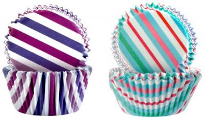 Ibili Pastry Stripes Cupcake Capsules 100 Units Multicolore