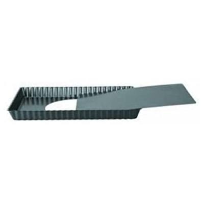 Ibili Mobile Ruffled Rectangular Mold Moka 20x28 Cm Mold Argent&eacute;