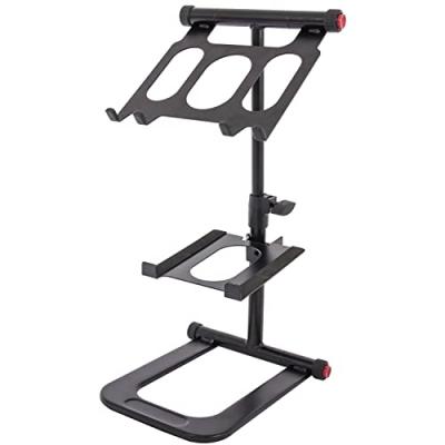 IBIZA SOUND SLAP200 Support Double DJ pour PC Portable - Noir